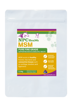 MSM for horses and dogs in New Zealand.