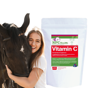 Vitamin C for horses to support well-being, healing, collagen manufacture and boost natural immunity defences.