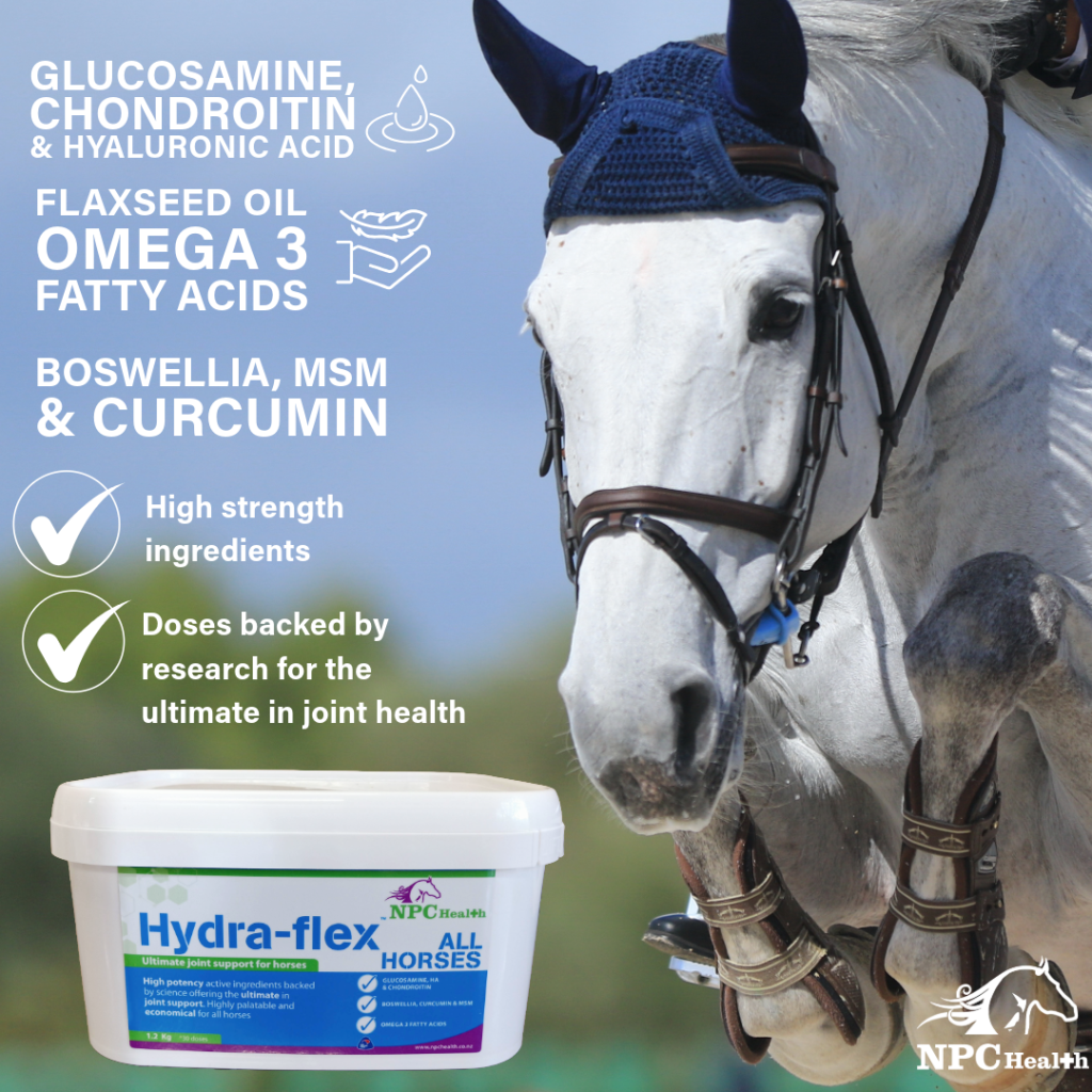 The ultimate joint supplement for horses in a new comprehensive formula backed by research.