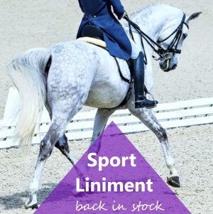 Sport Liniment for horses. For sore muscles and joints.